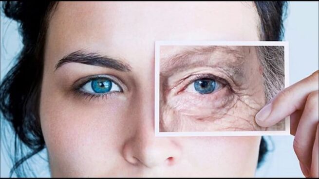 Masken um die Augen nach 40 Jahren